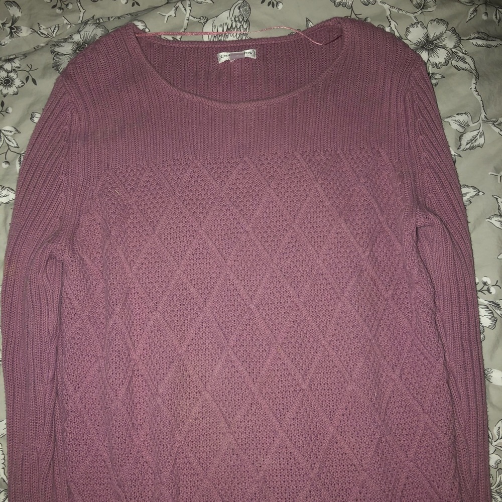 Purple sweater